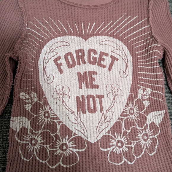 ❣️NWOT RARE Free People We The Free Forget Me Not Long Sleeve Thermal, Size XS🌙 - Picture 7 of 11